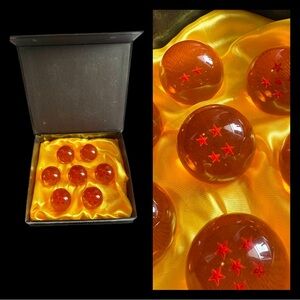 Dragonball Z Collectible Balls Set in Box Crystal Glass